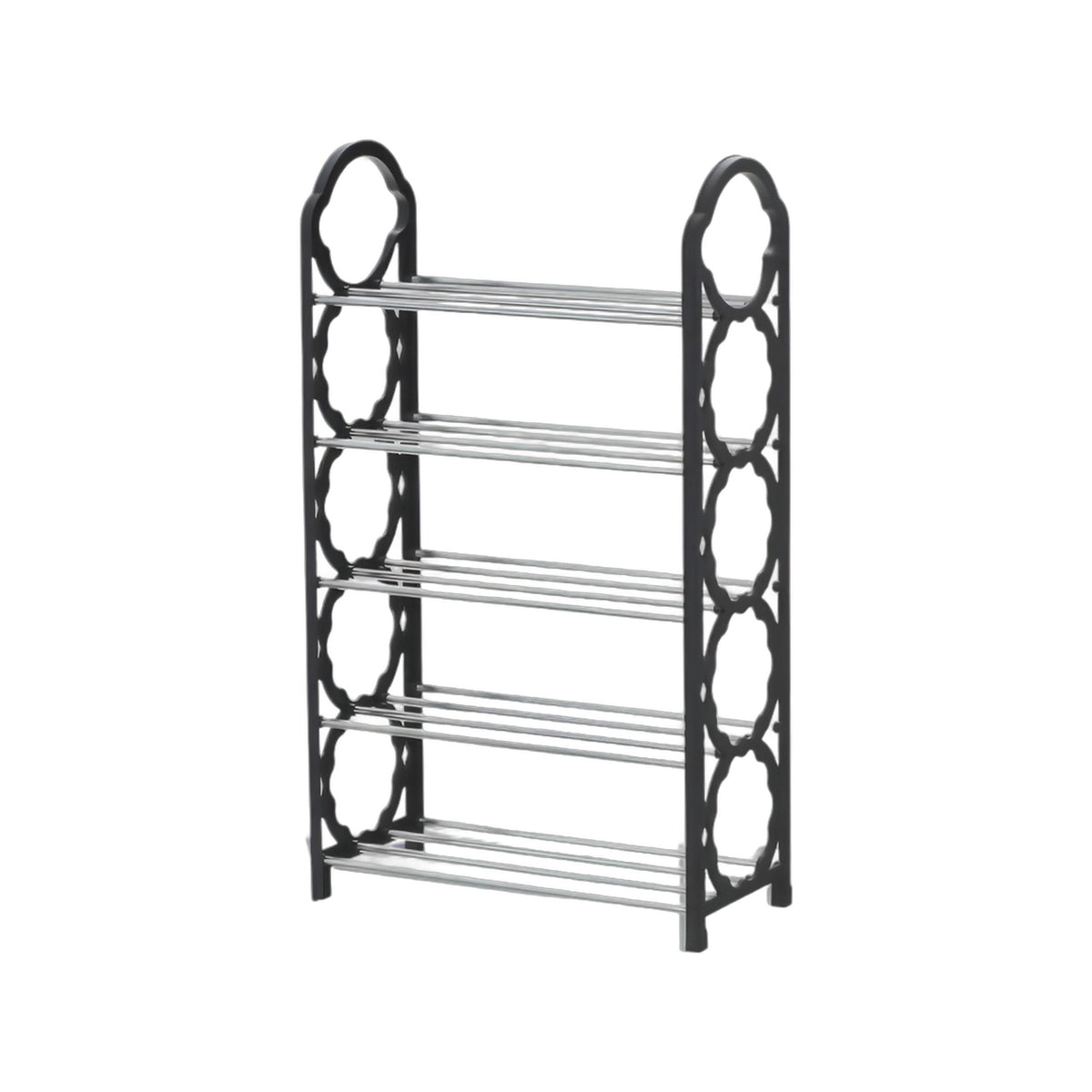 ZS - Multipurpose Space Saving 5-Layer Stainless Steel Shoe Rack Organizer