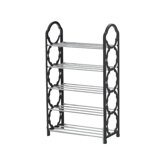 ZS - Multipurpose Space Saving 5-Layer Stainless Steel Shoe Rack Organizer
