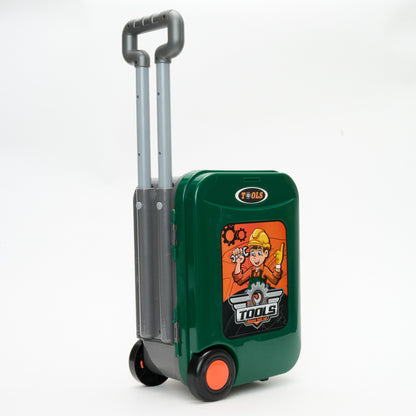 ZS - Deluxe Tool Play Set -Pretend Play Luggage Tool Kit for Kids with Suitcase