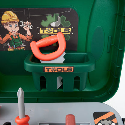 ZS - Deluxe Tool Play Set -Pretend Play Luggage Tool Kit for Kids with Suitcase