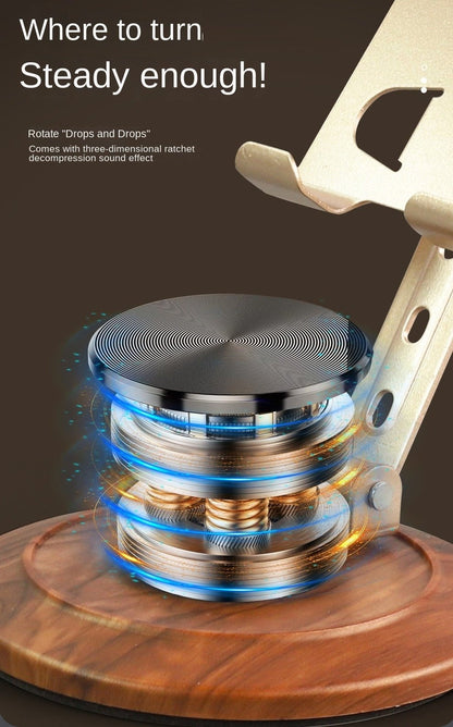 ZS - 360 Phone Holder Stand with Wooden Base