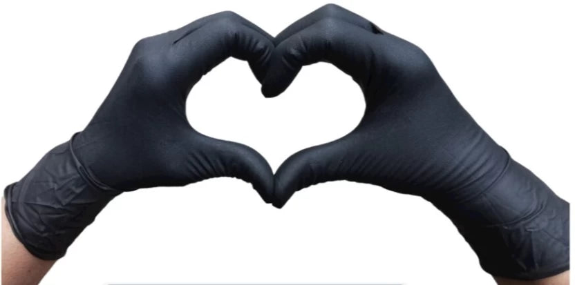 ZS - Premium Black Nitrile Disposable Gloves