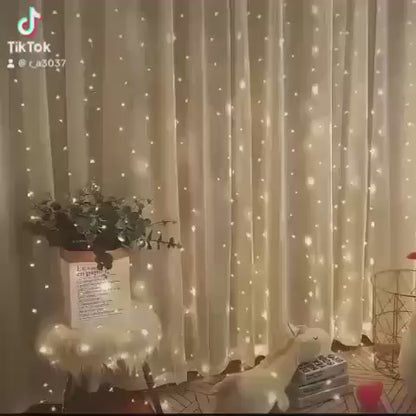 ZS - 280 LED Fairy String Curtain Light with Remote
