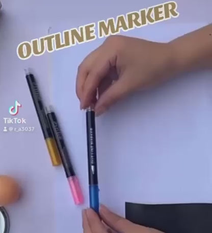 ZS - Magical Outline Markers 12pcs Pack