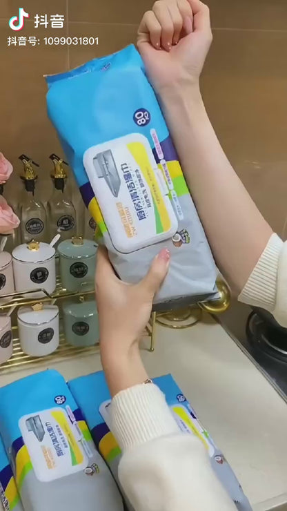 ZS - Kitchen Cleaning Wipes 80pcs Pack