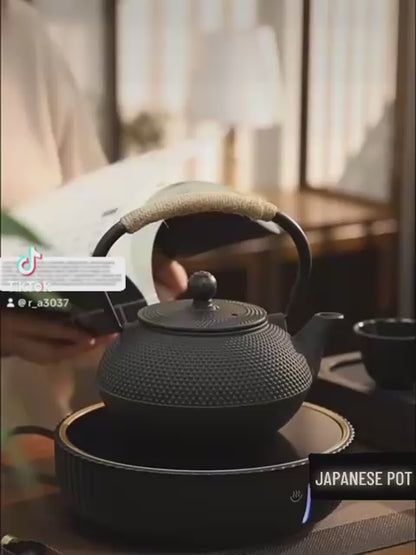 ZS - Cast Iron Kettle with Pot Mat