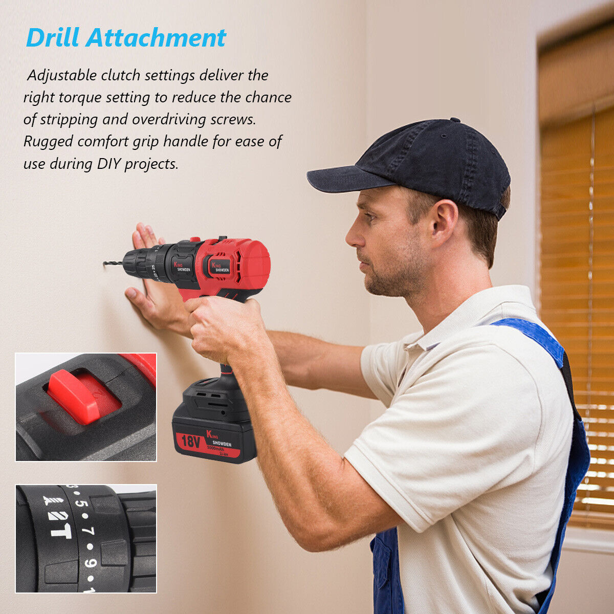 ZS - 21V 7 in 1 Interchangeable Multi-Head Cordless Tools