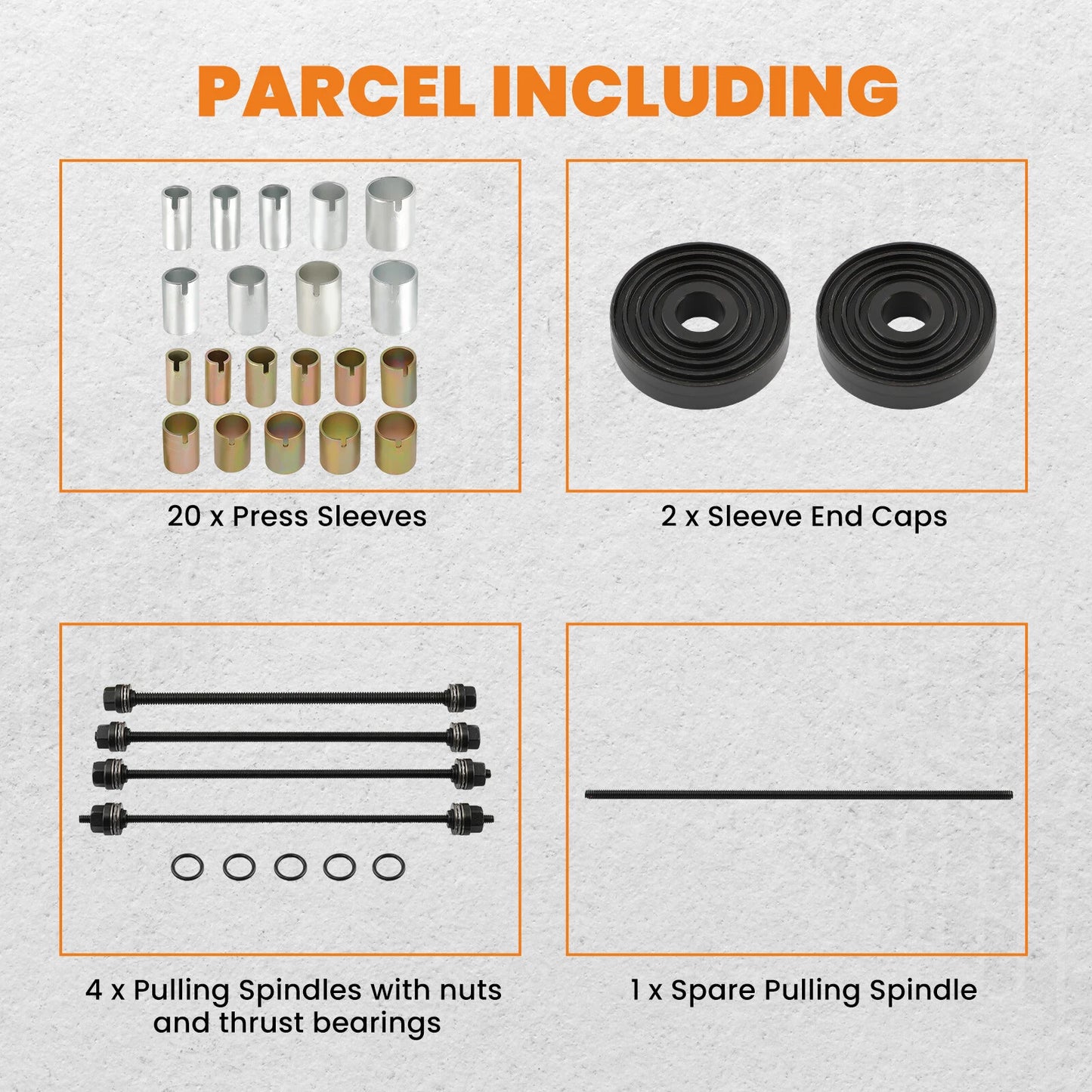 ZS - 26 Pieces Universal Bearing Remover & Installer Kit