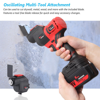 ZS - 21V 7 in 1 Interchangeable Multi-Head Cordless Tools