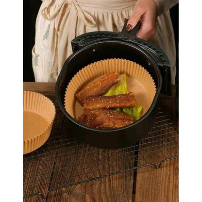 ZS - Disposable Paper Liner for Air Fryer - Brown (50 Piece)