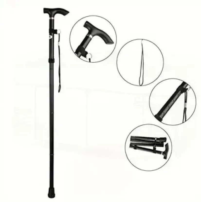 ZS - Adjustable &amp; Foldable Lightweight Aluminum Walking Cane
