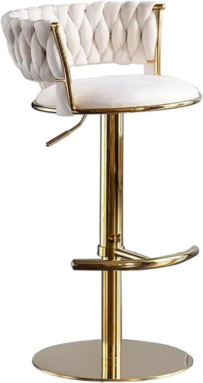 ZS - Novah Velvet Swivel Barstool