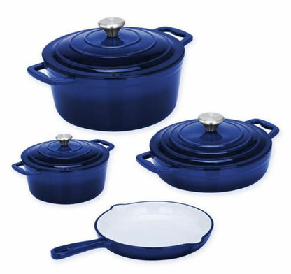 ZS - 7 Piece Cast Iron Pot Set