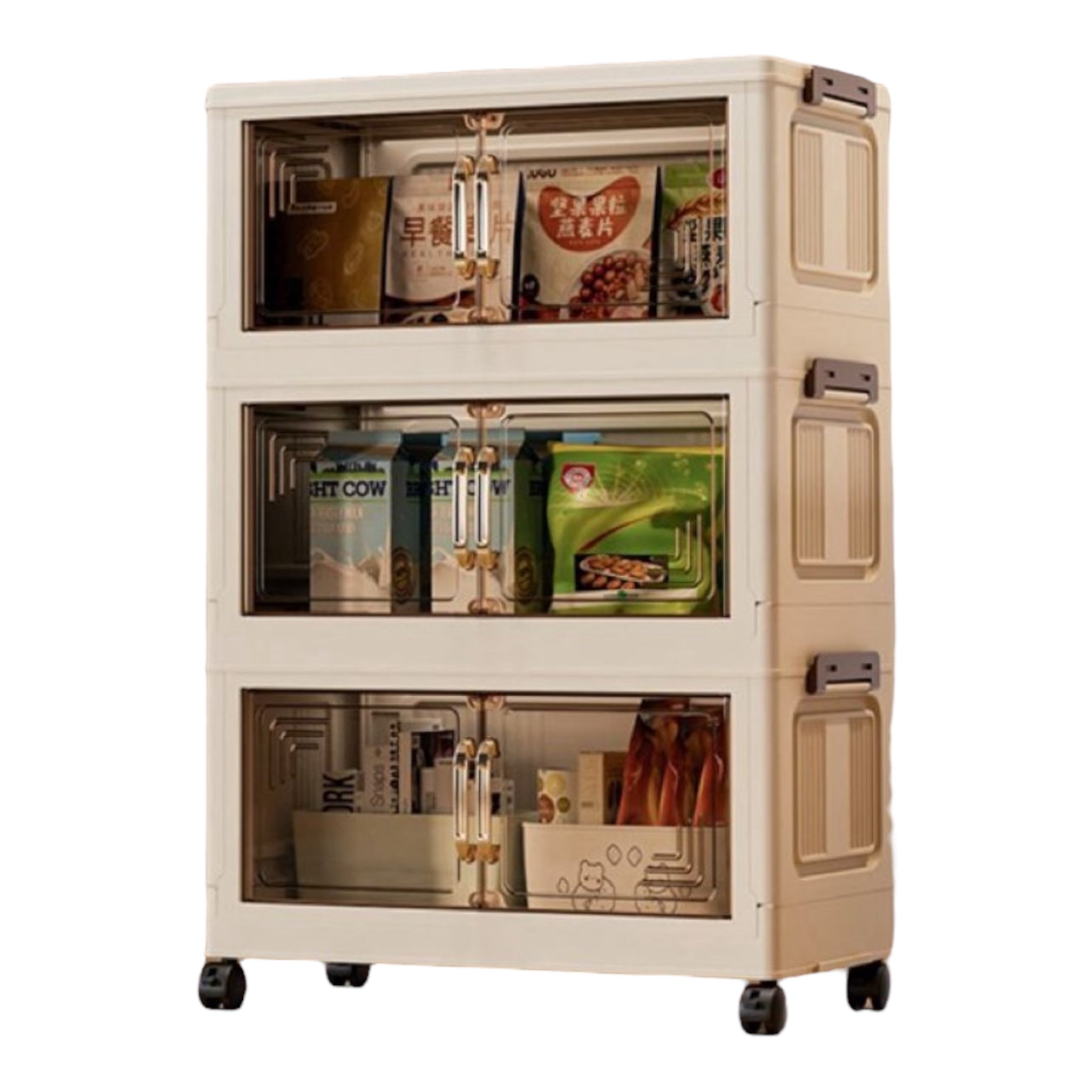 ZS - Multi-Tier Foldable Stackable Storage Organizer