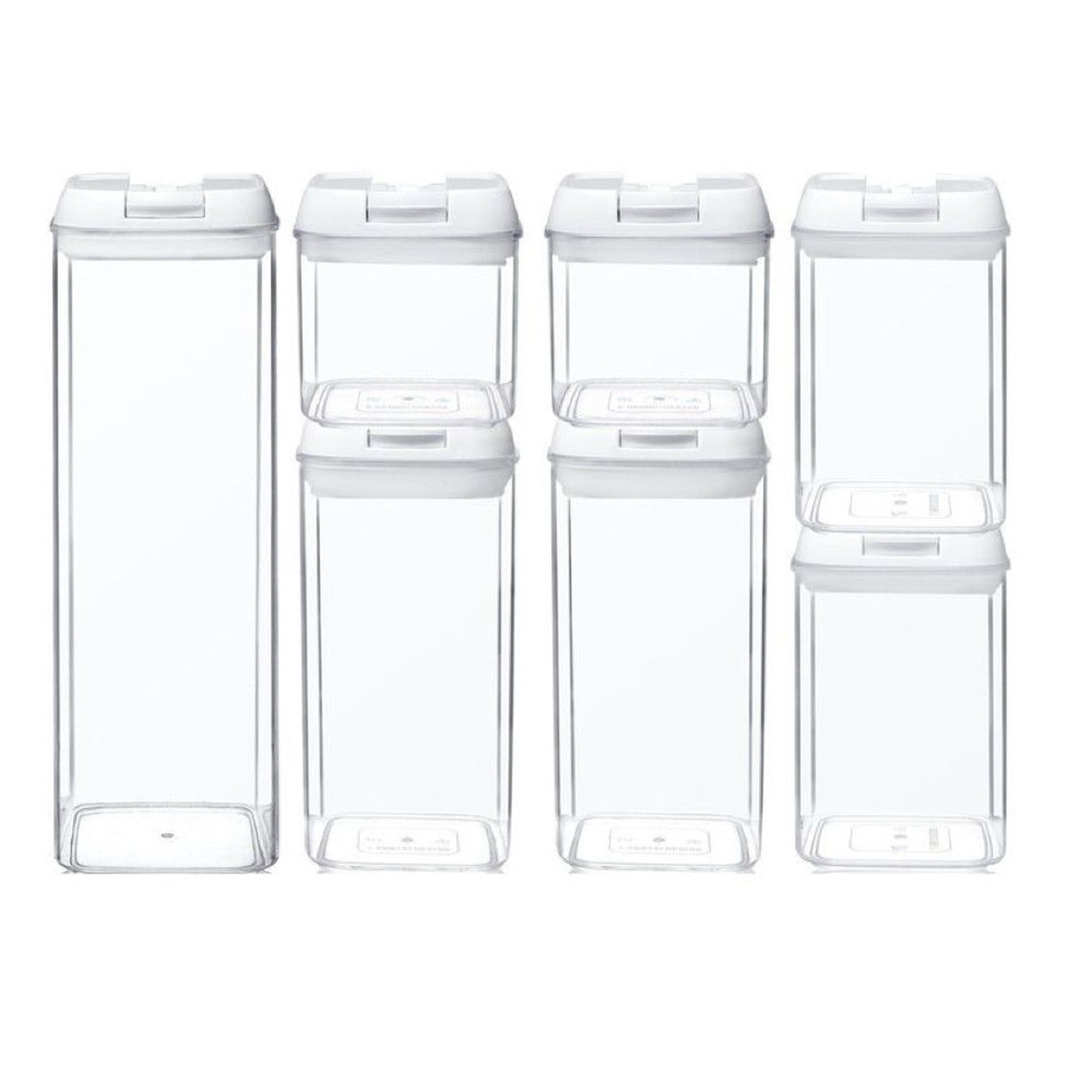 ZS - 7 Pieces Of Air-Tight Sealed Food Storage Container Set