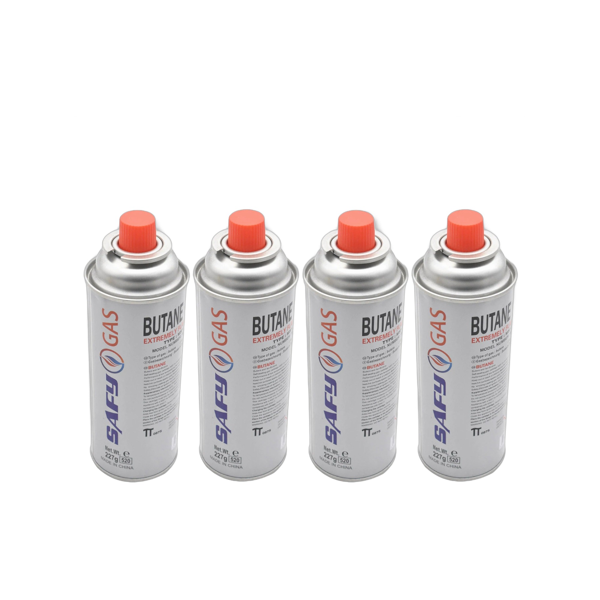 ZS - Pack of 4 - SAFY GAS - Butane Canisters 227g