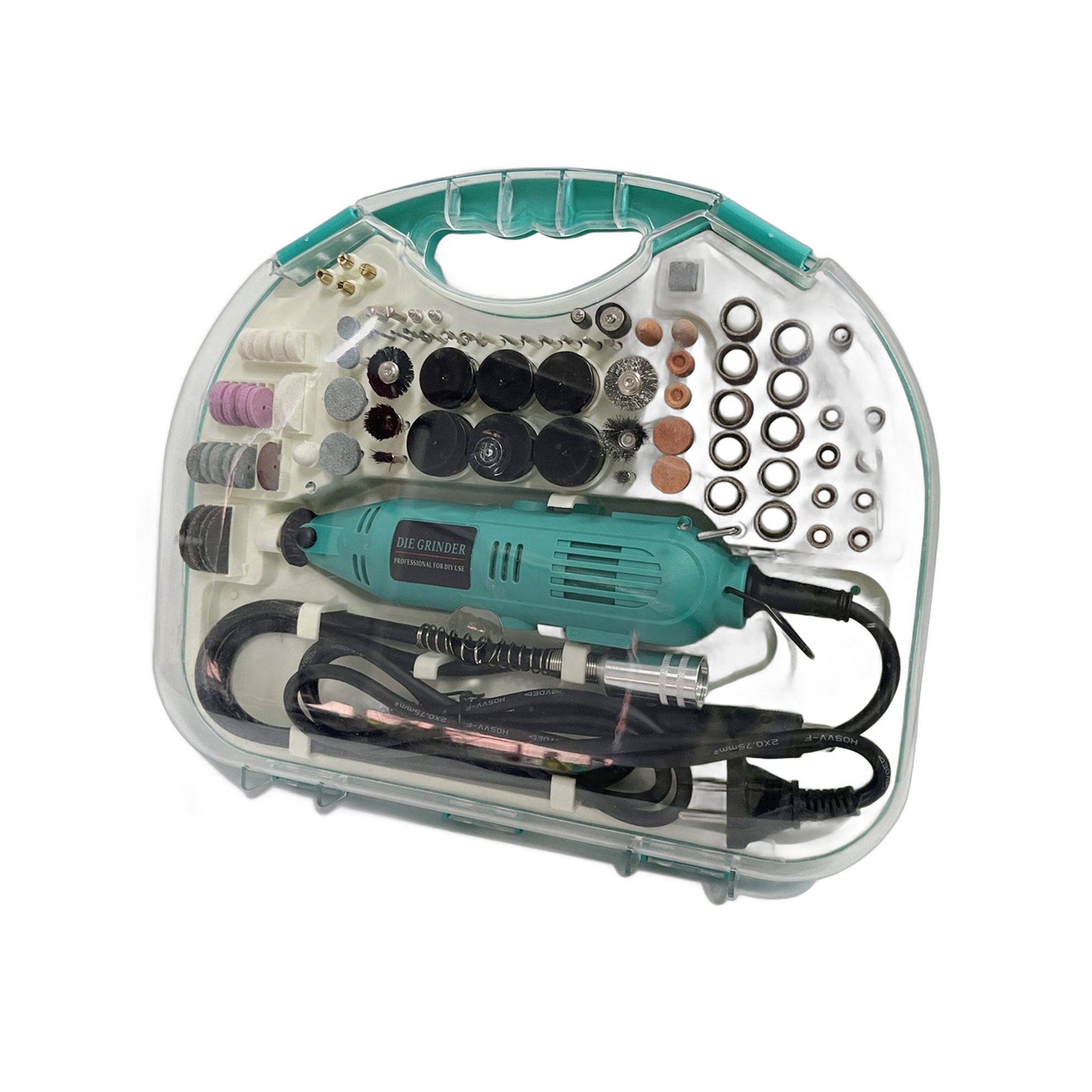 ZS - Mini Die Grinder Tool Kit 130W Rotary Tool With 211 Piece Accessories & Flexible Shaft